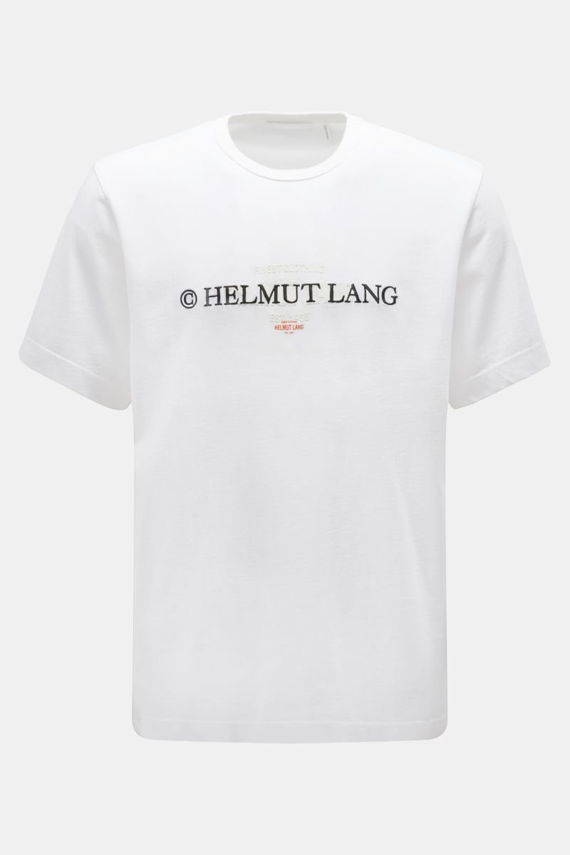 Crew neck T-shirt 'Layer Logo Tee' white