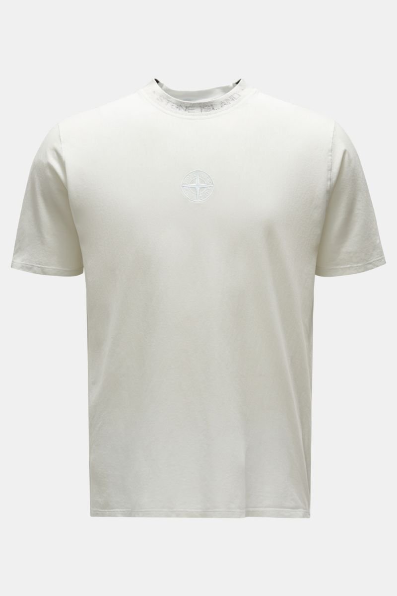 Rundhals-T-Shirt offwhite