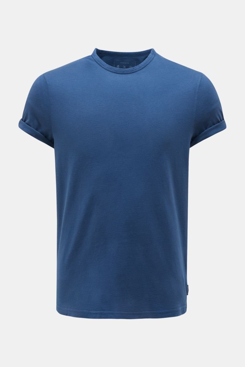 Rundhals-T-Shirt 'Organic Tee' dunkelblau