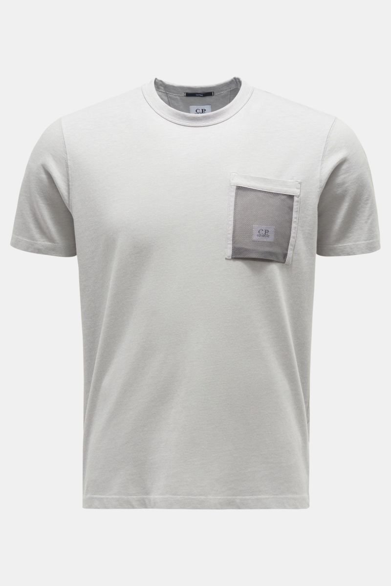Rundhals-T-Shirt grau 