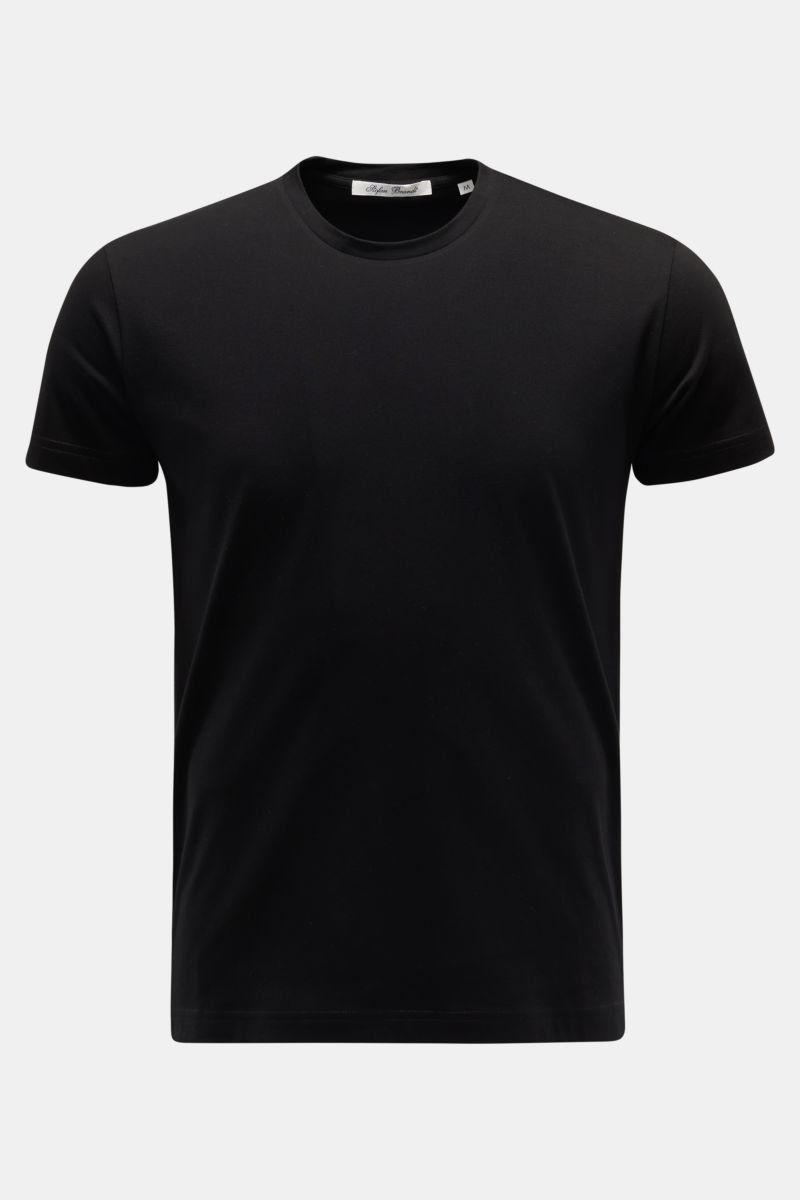 Crew neck T-shirt 'Enno' black