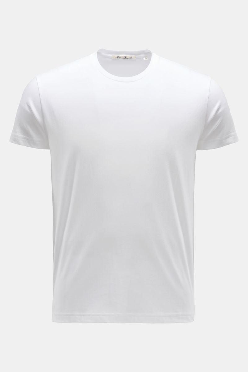 Crew neck T-shirt 'Enno' white