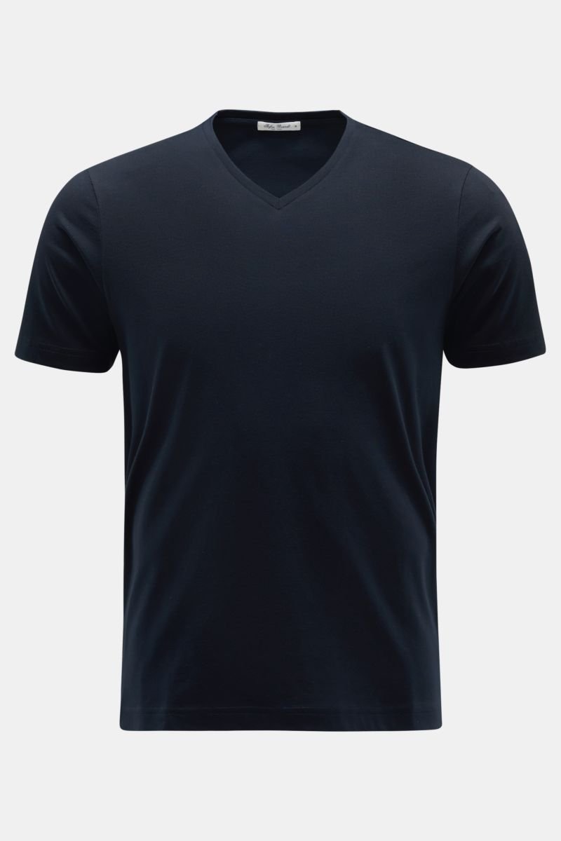 V-Neck T-Shirt 'Artur' dark navy