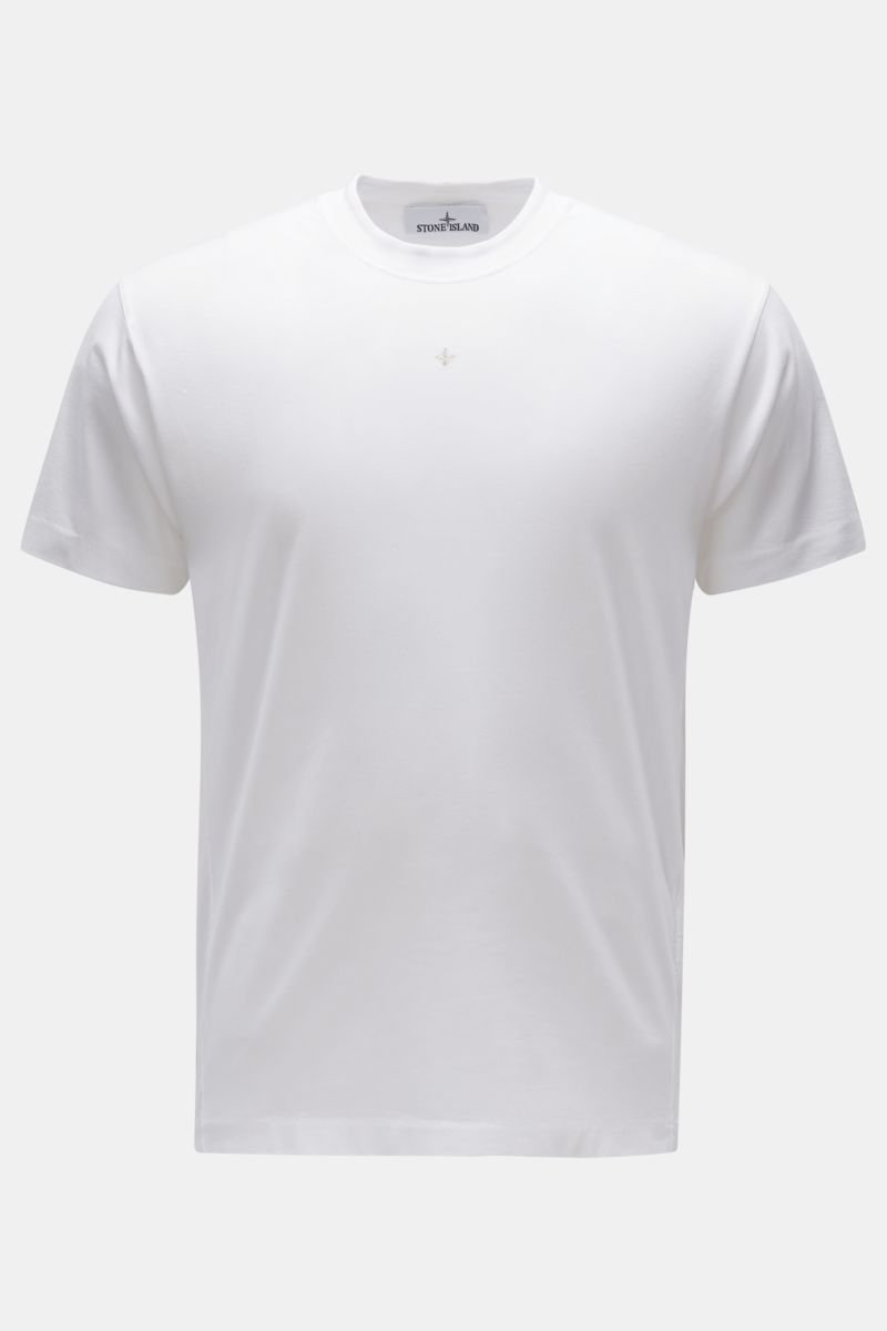 Crew neck T-shirt 'Stellina' white