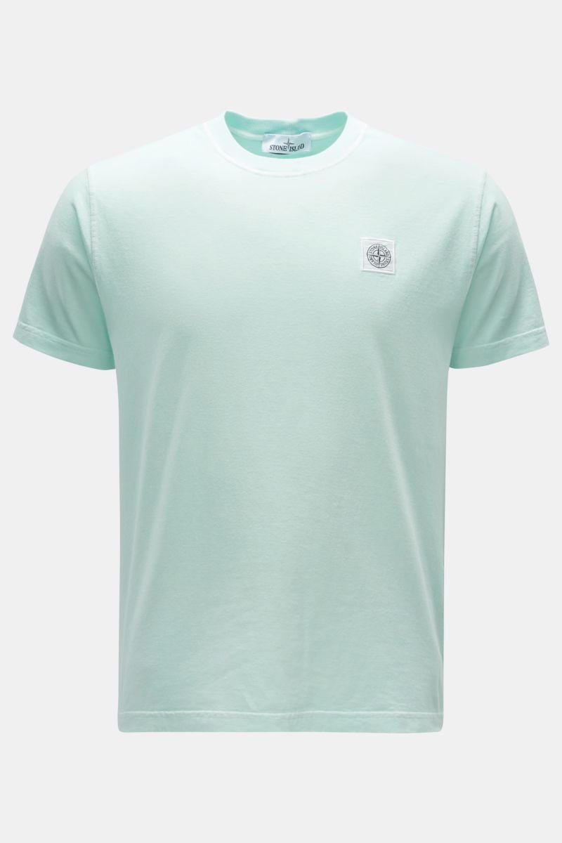 Rundhals-T-Shirt mintgrün