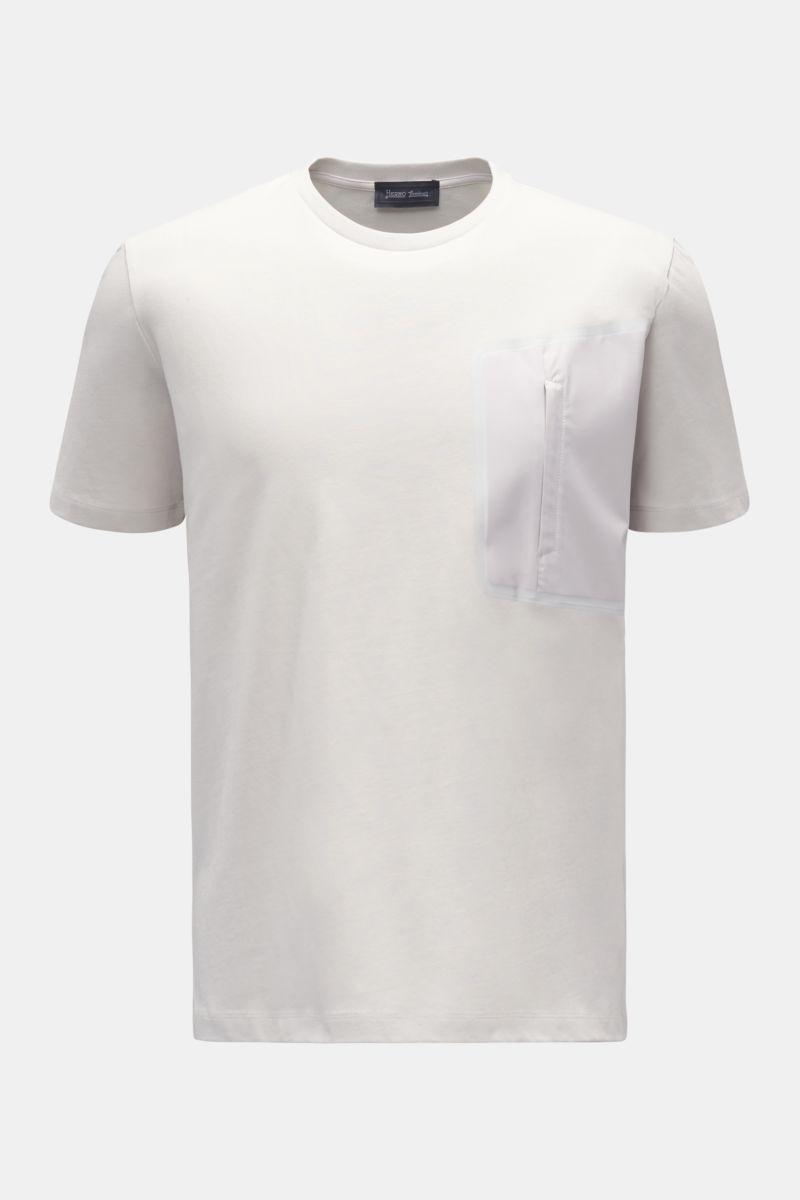HERNO LAMINAR crew neck T-shirt light grey | BRAUN Hamburg HERNO LAMINAR crew neck T-shirt light grey | BRAUN Hamburg