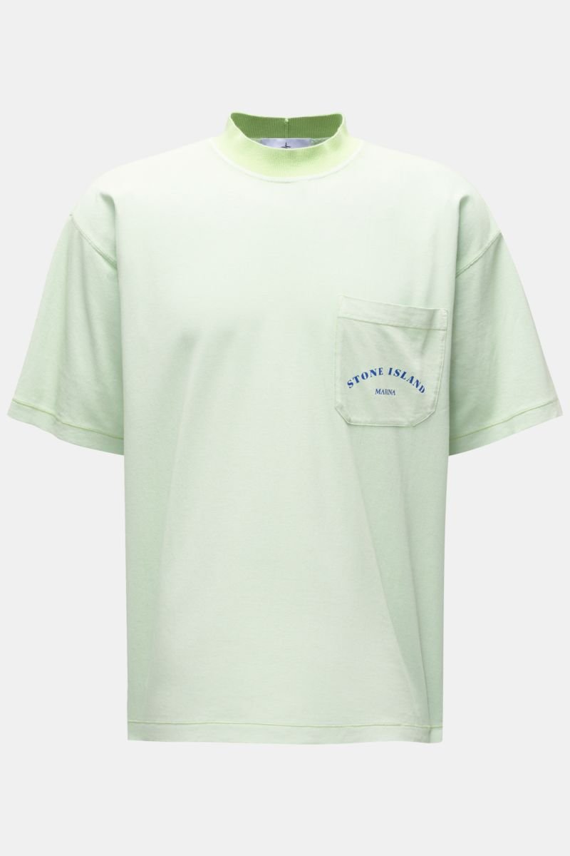 Rundhals-T-Shirt 'Marina' mintgrün