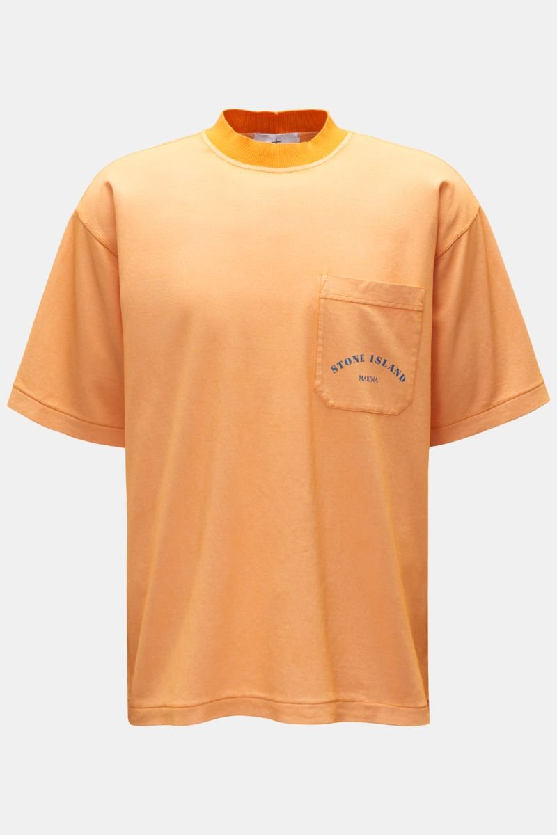 Rundhals-T-Shirt 'Marina' neonorange