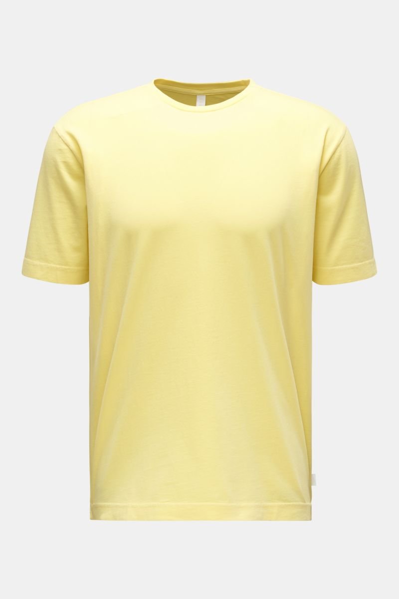 Crew neck T-shirt 'Jersey Tee' pastel yellow