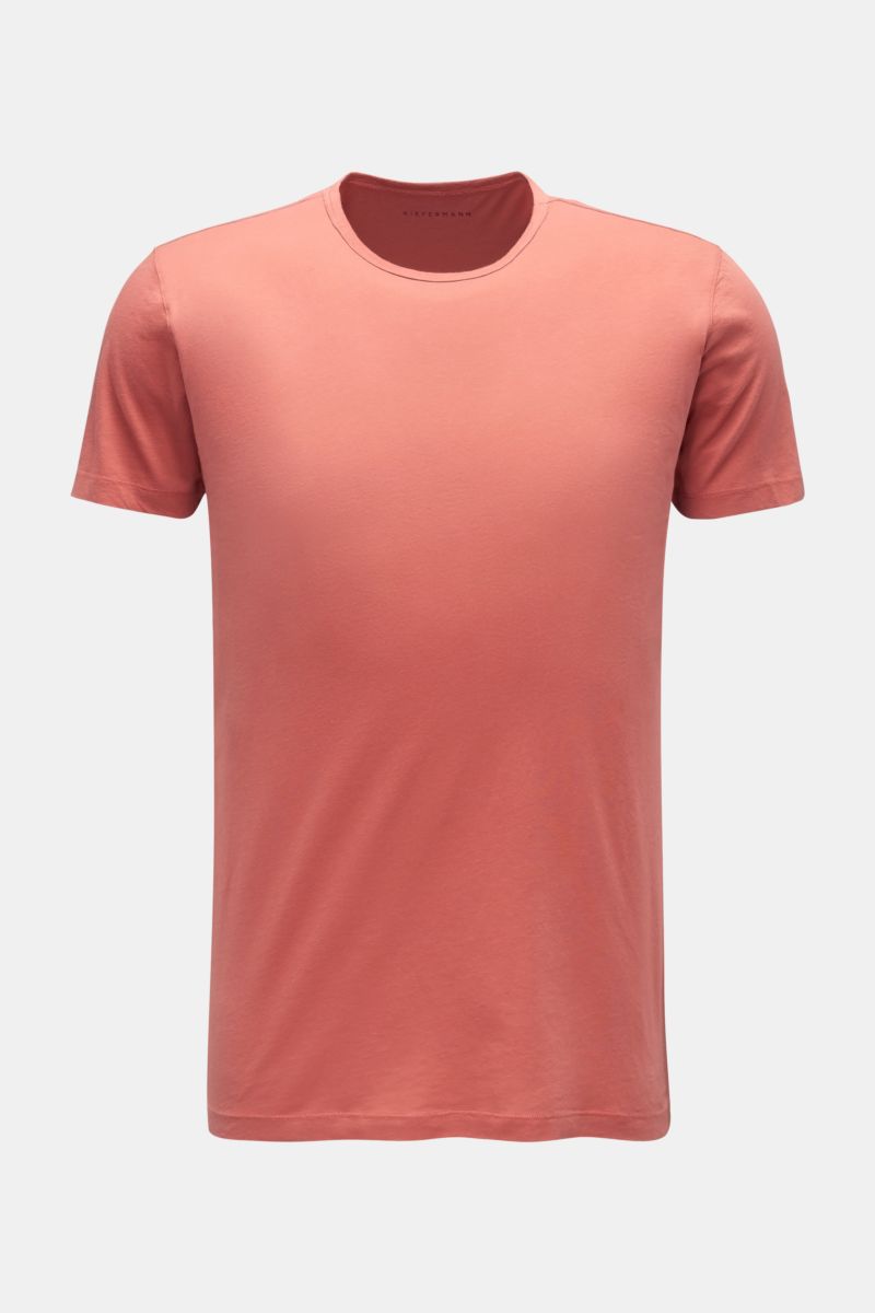 KIEFERMANN crew neck T-shirt 'Lio' light red | BRAUN Hamburg