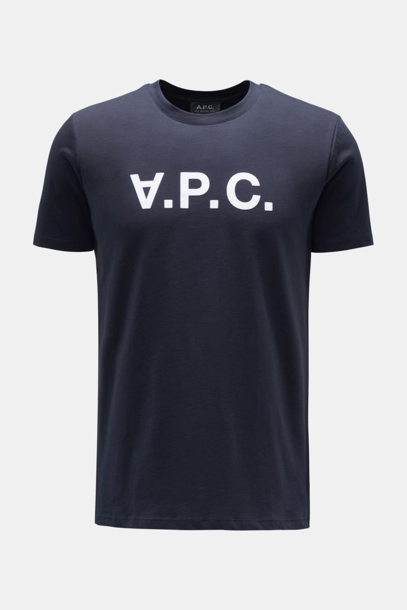 Crew neck T-shirt 'VPC' dark navy