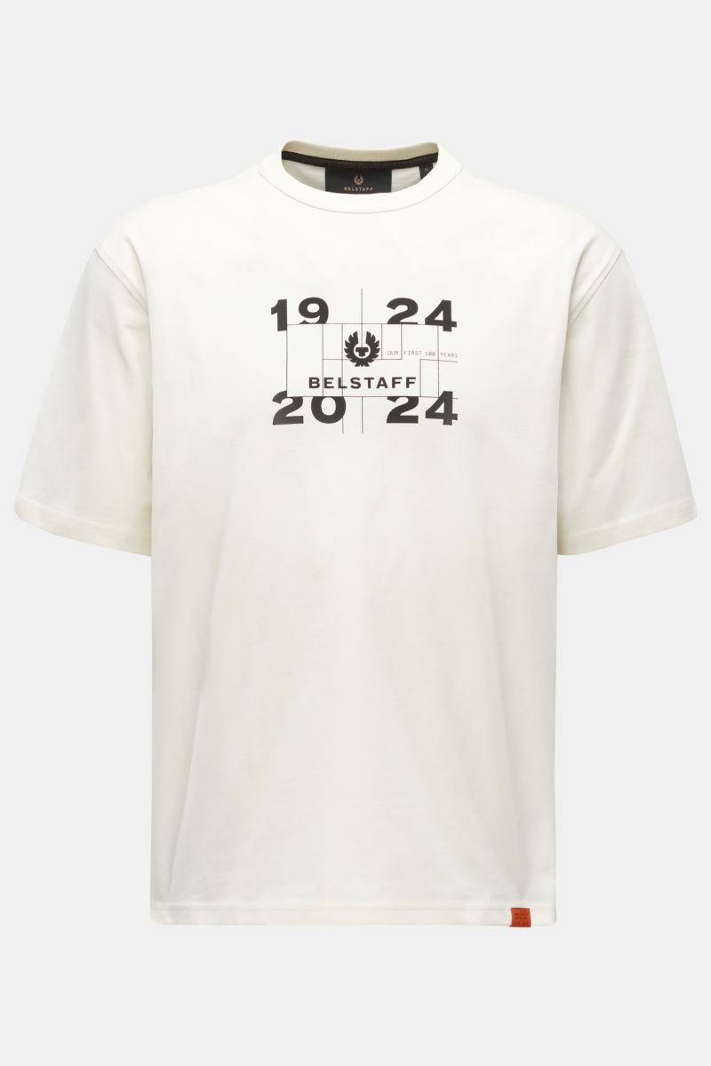 Crew neck T-shirt 'Century Logo' off-white