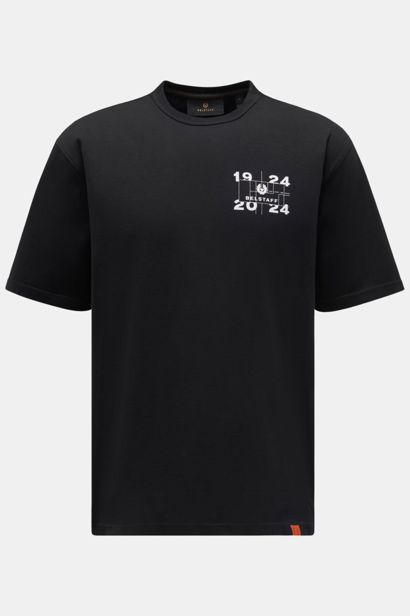 Crew neck T-shirt 'Centenary Double' black