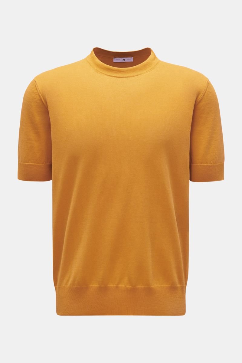 Kurzarm-Pullover gelb