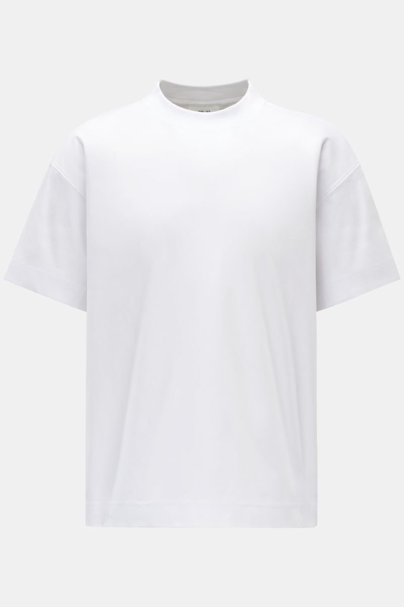 Rundhals T-Shirt 'Benja 3525 Smooth Cotton' weiß