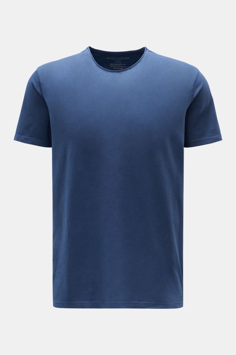 Rundhals-T-Shirt dunkelblau
