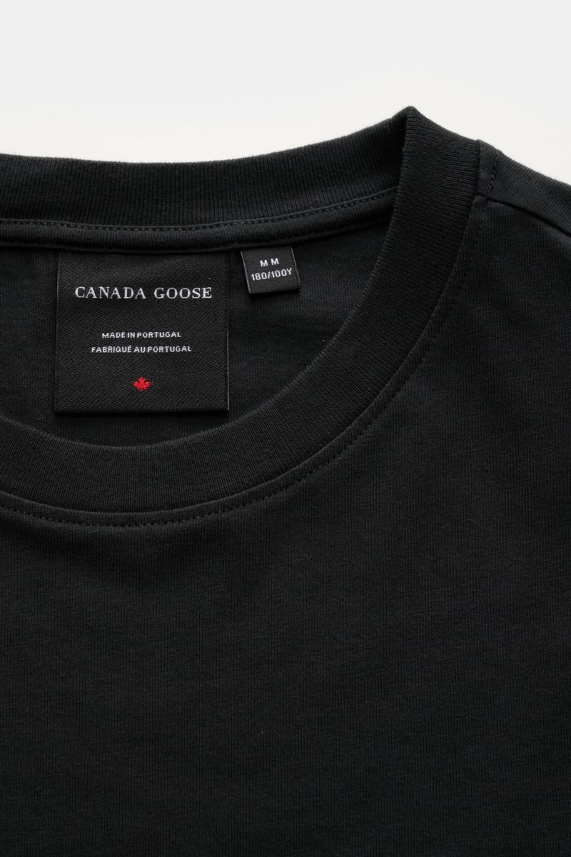 Canada Goose Rundhals-T-Shirt 'Emersen' schwarz