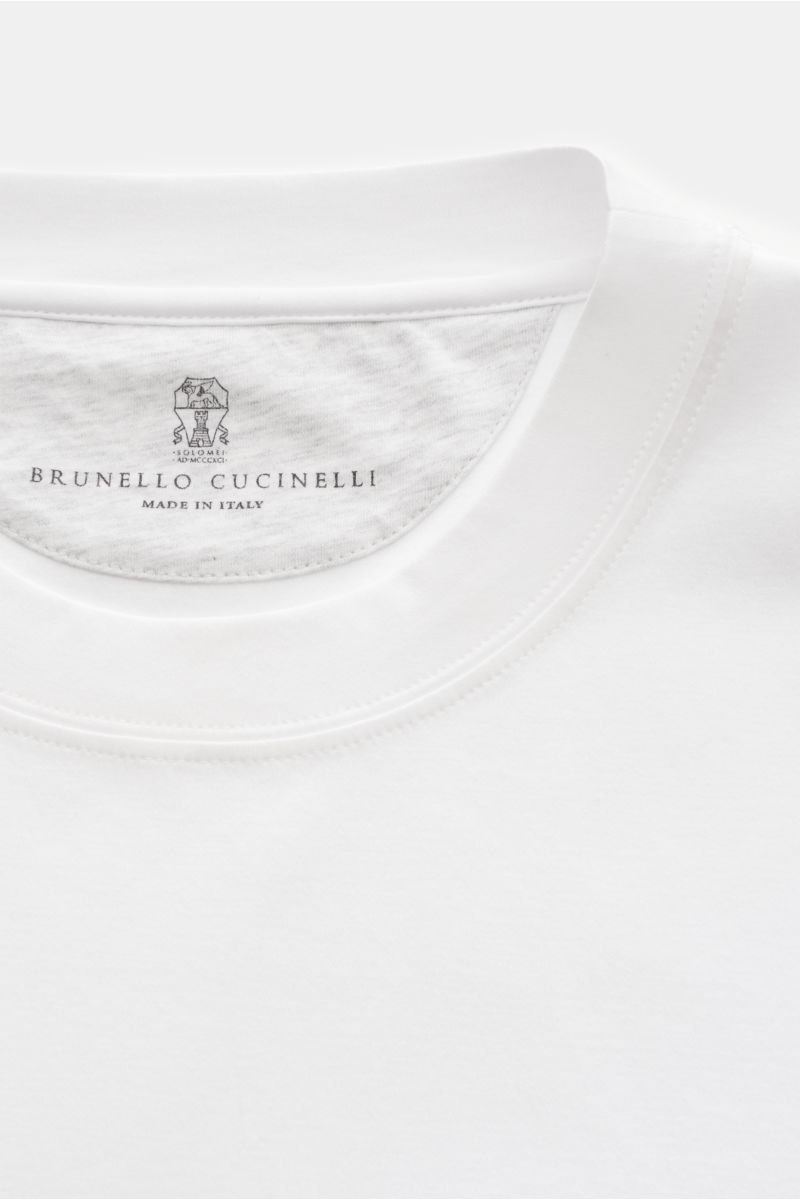 Brunello Cucinelli Crew neck T-shirt white