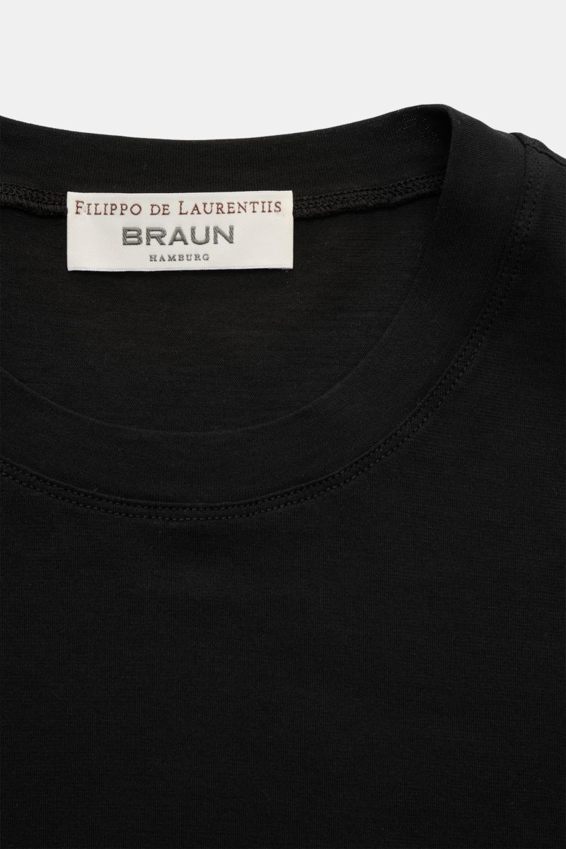 Filippo de Laurentiis Rundhals-T-Shirt schwarz