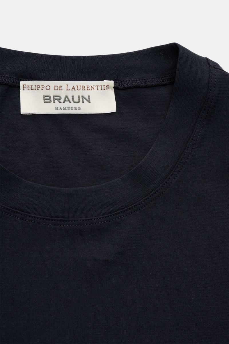 Filippo de Laurentiis Rundhals-T-Shirt navy