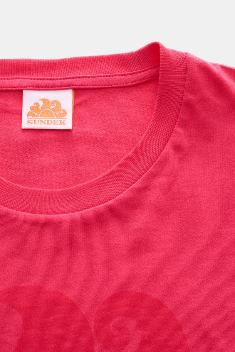 Sundek Rundhals-T-Shirt magenta
