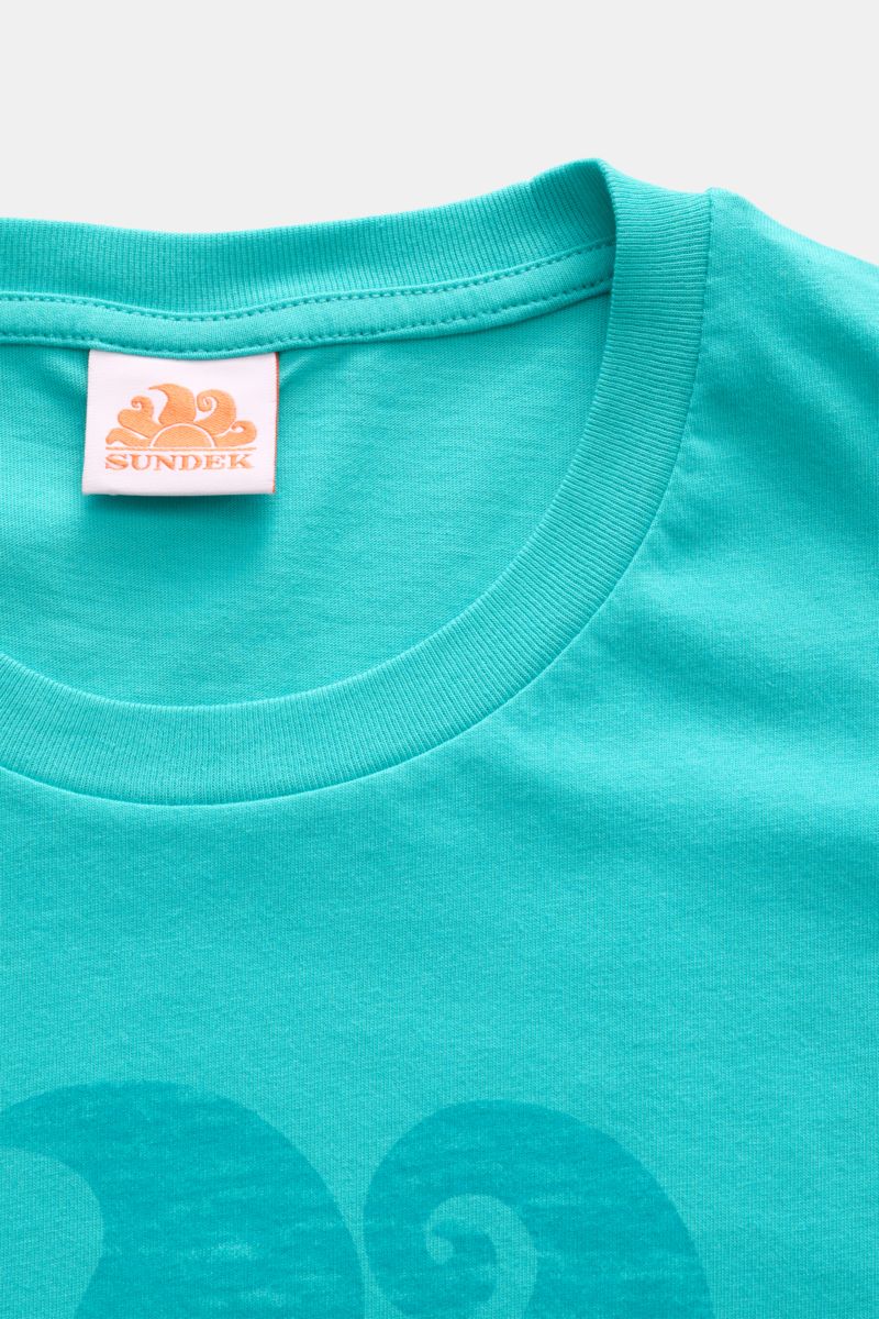 Sundek Rundhals-T-Shirt türkis