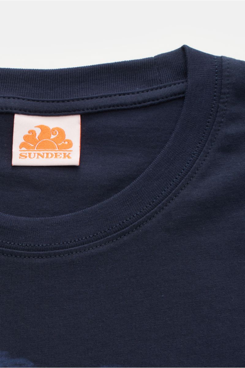 Sundek Rundhals-T-Shirt navy