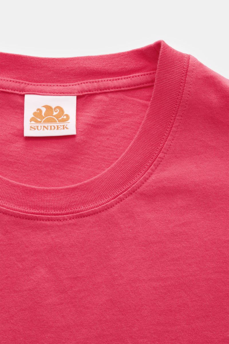 Sundek Rundhals-T-Shirt magenta