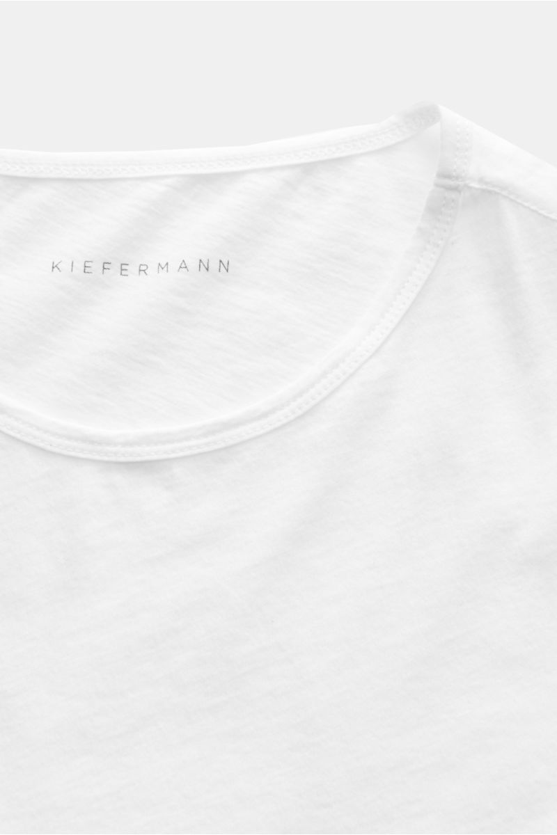 Geripptes T-Shirt In Slim Fit - Weiß - Men | H&M DE