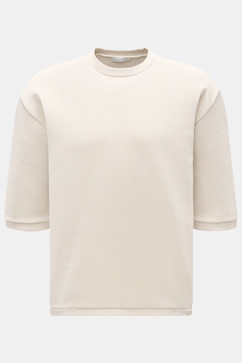 Kiefermann Short sleeve sweatshirt 'Clarenzo' sand