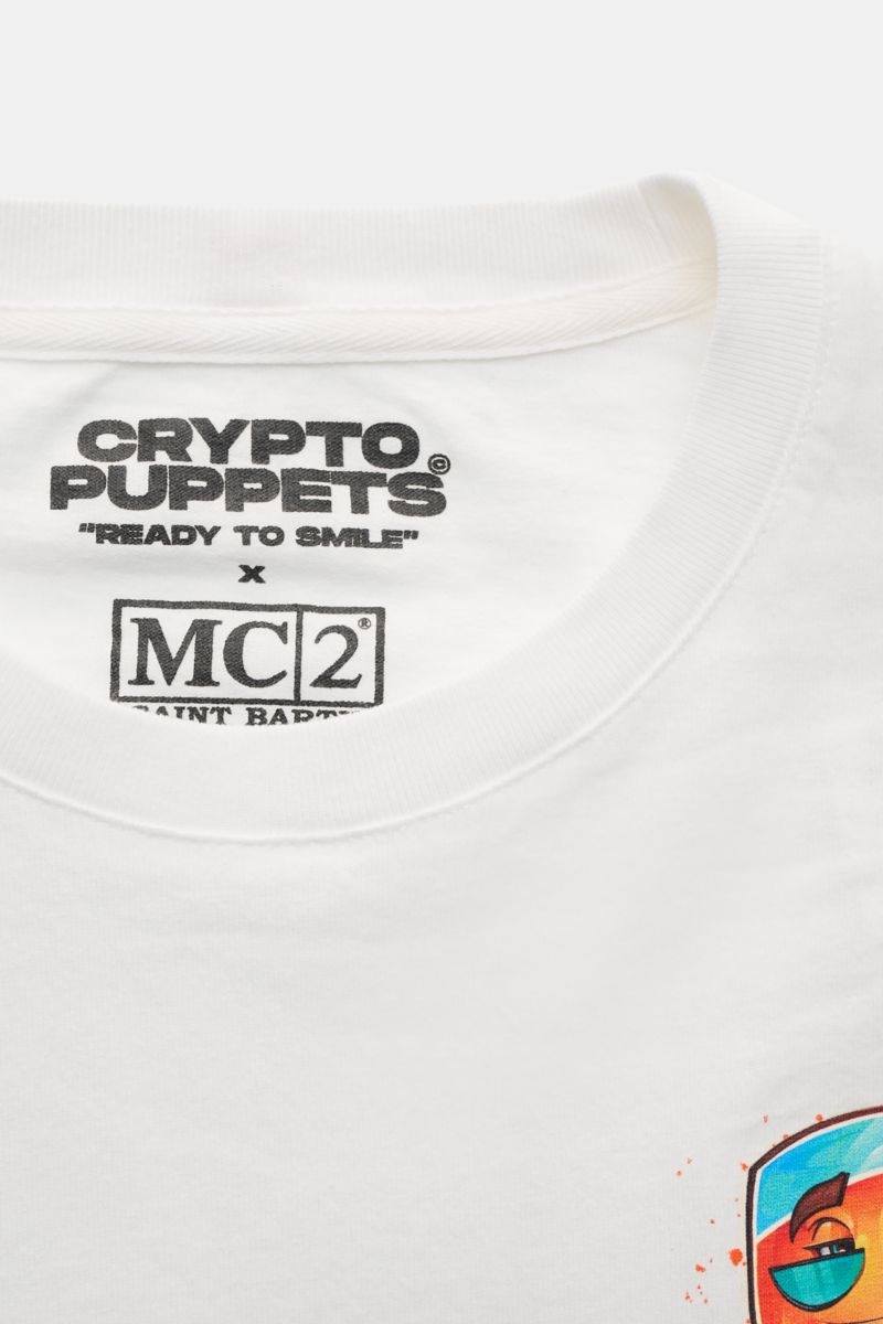 MC2 Saint Barth Rundhals-T-Shirt 'Spritz' offwhite