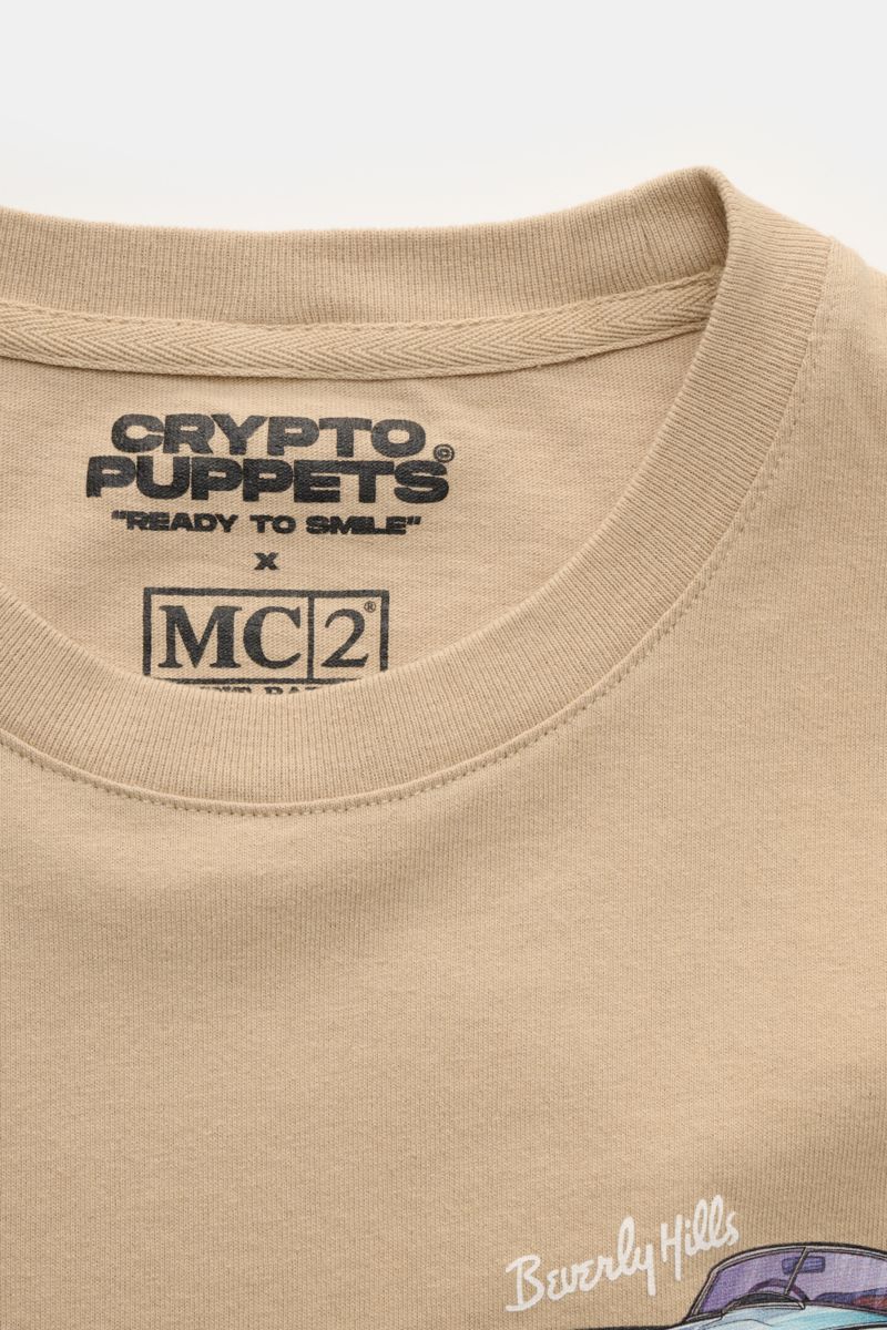 MC2 Saint Barth Rundhals-T-Shirt 'Dylan' beige