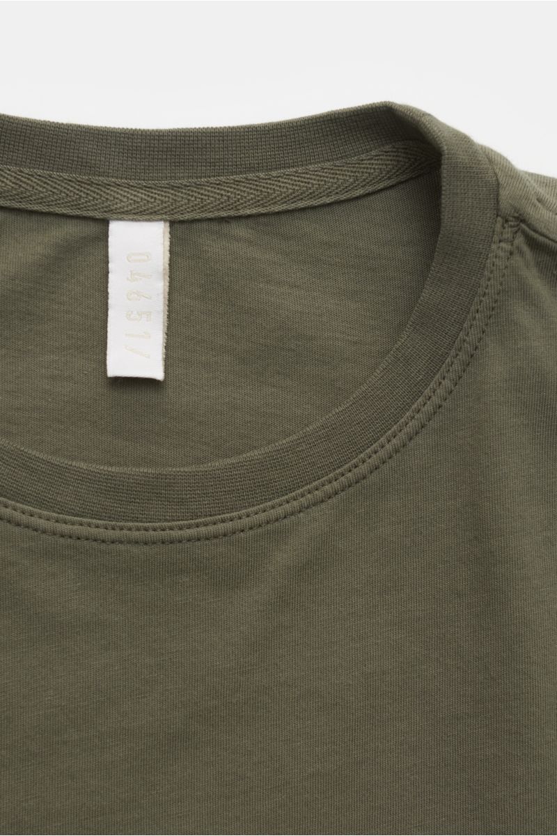 04651/ A trip in a bag Rundhals-T-Shirt oliv