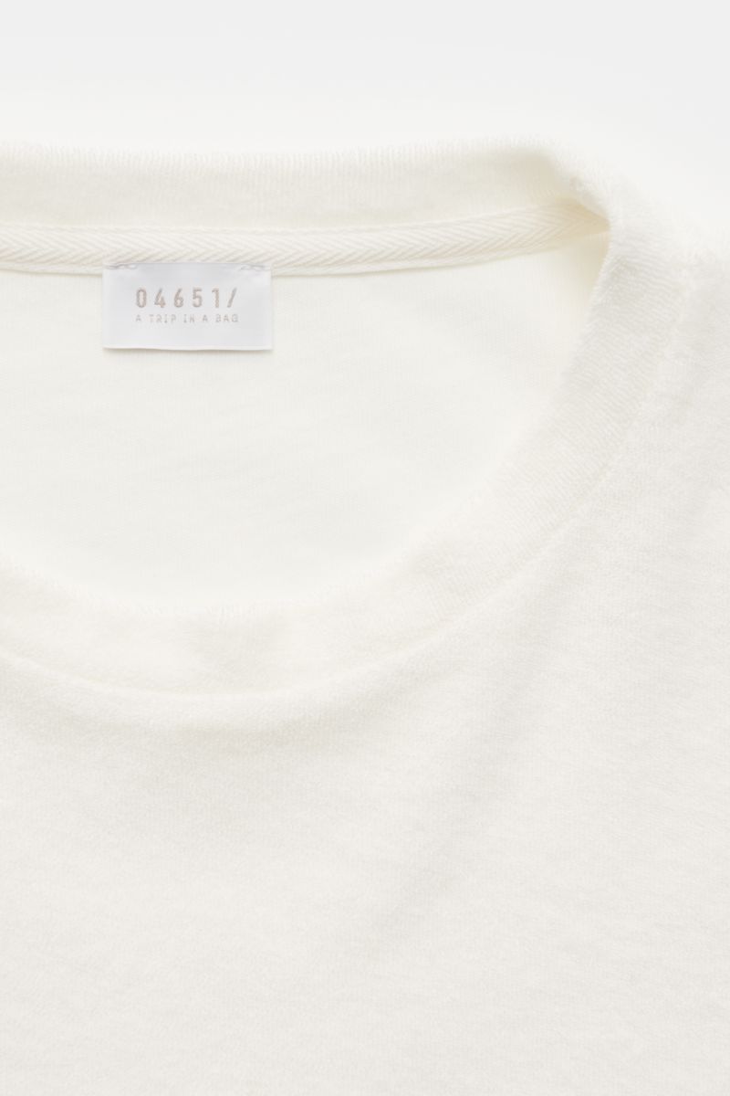 04651/ A trip in a bag Terry T-shirt 'Terry Tee' off-white