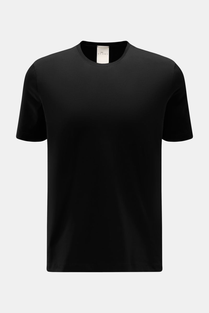 Rundhals-T-Shirt 'The Base Crew-Neck' schwarz