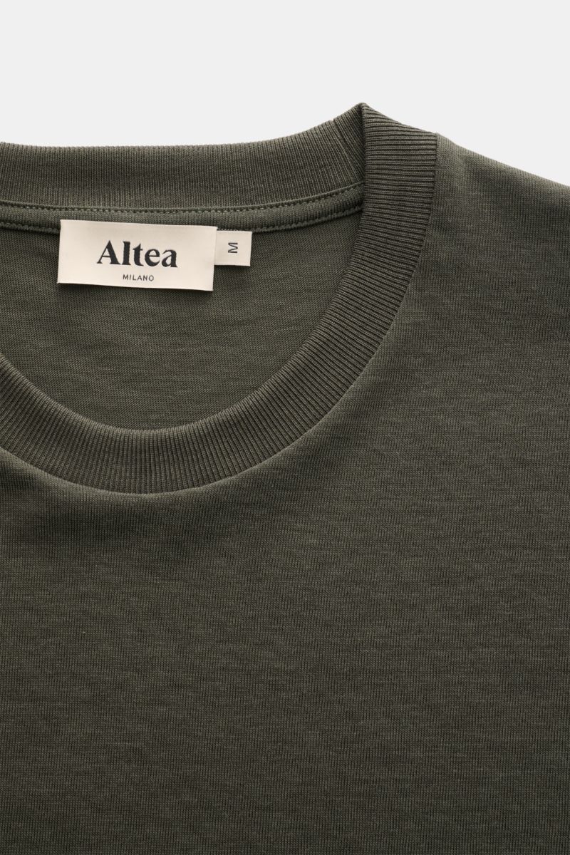 Altea Kurzarmpullover 'Cecil' dunkelgrün
