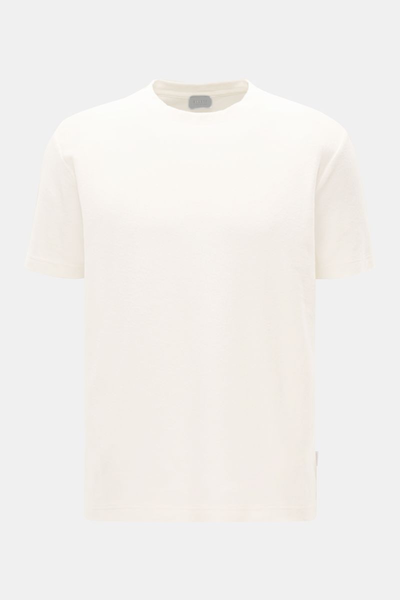 04651/ A trip in a bag Frottee T-Shirt 'Terry Tee' offwhite