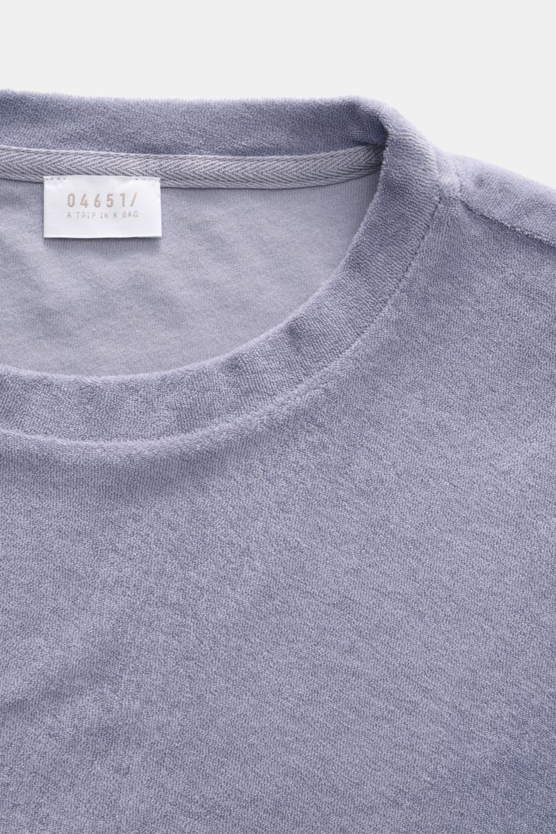 04651/ A trip in a bag Frottee T-Shirt 'Terry Tee' lavender