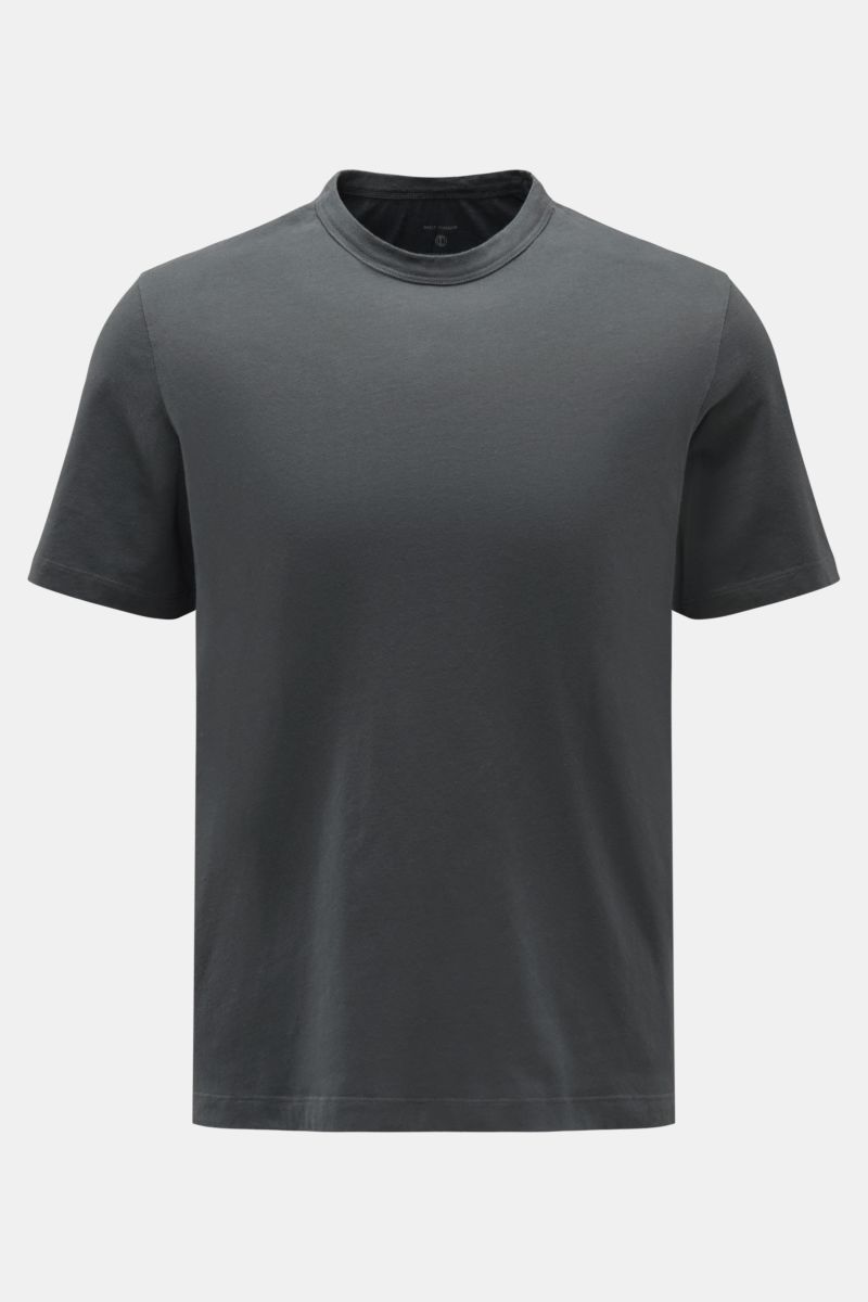 Officine Générale Rundhals-T-Shirt 'Cneck Tee' dunkelgrau