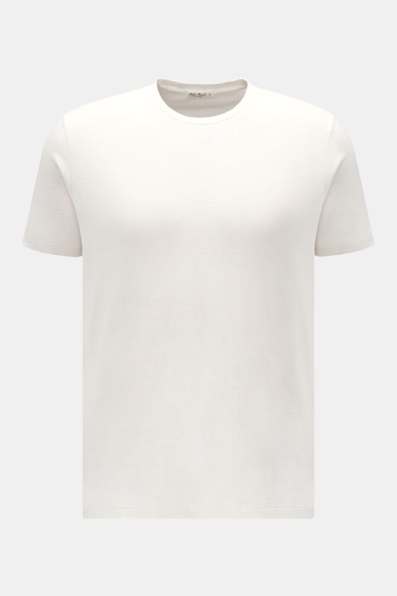 Rundhals-T-Shirt 'Enno' offwhite