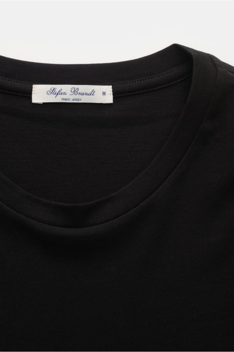 Stefan Brandt Crew neck long sleeve 'Enno' black