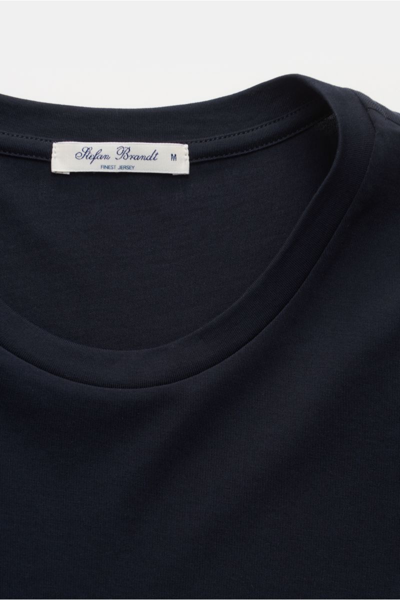 Stefan Brandt Rundhals-Longsleeve 'Enno' navy