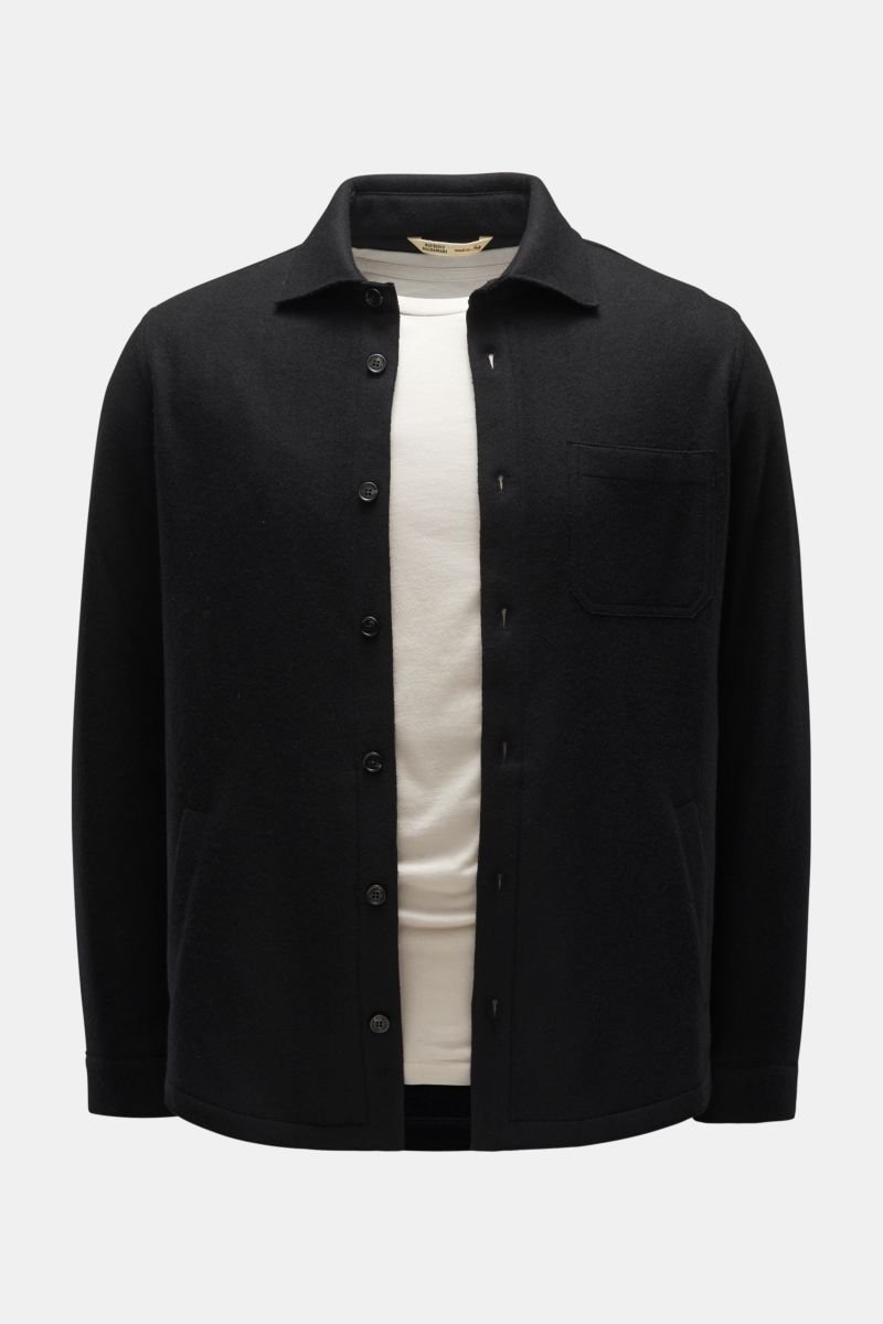 Cashmere overshirt black