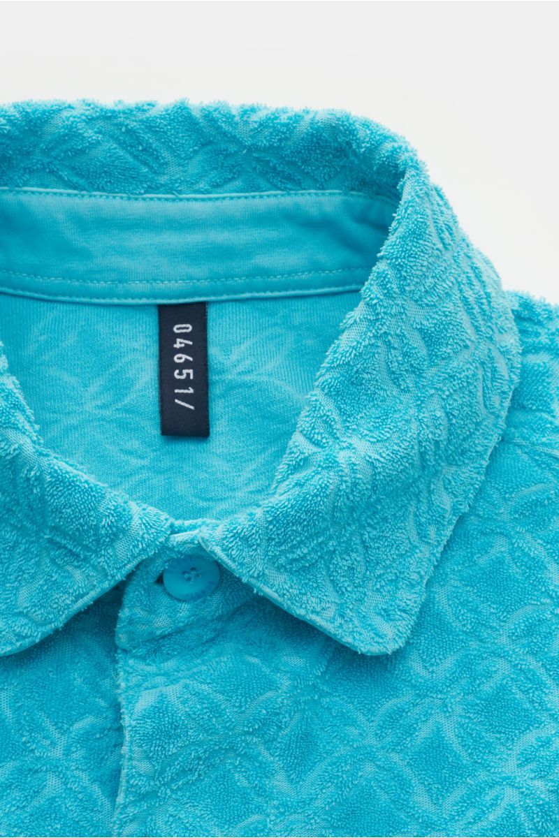 04651/ A trip in a bag Frottee-Overshirt türkis