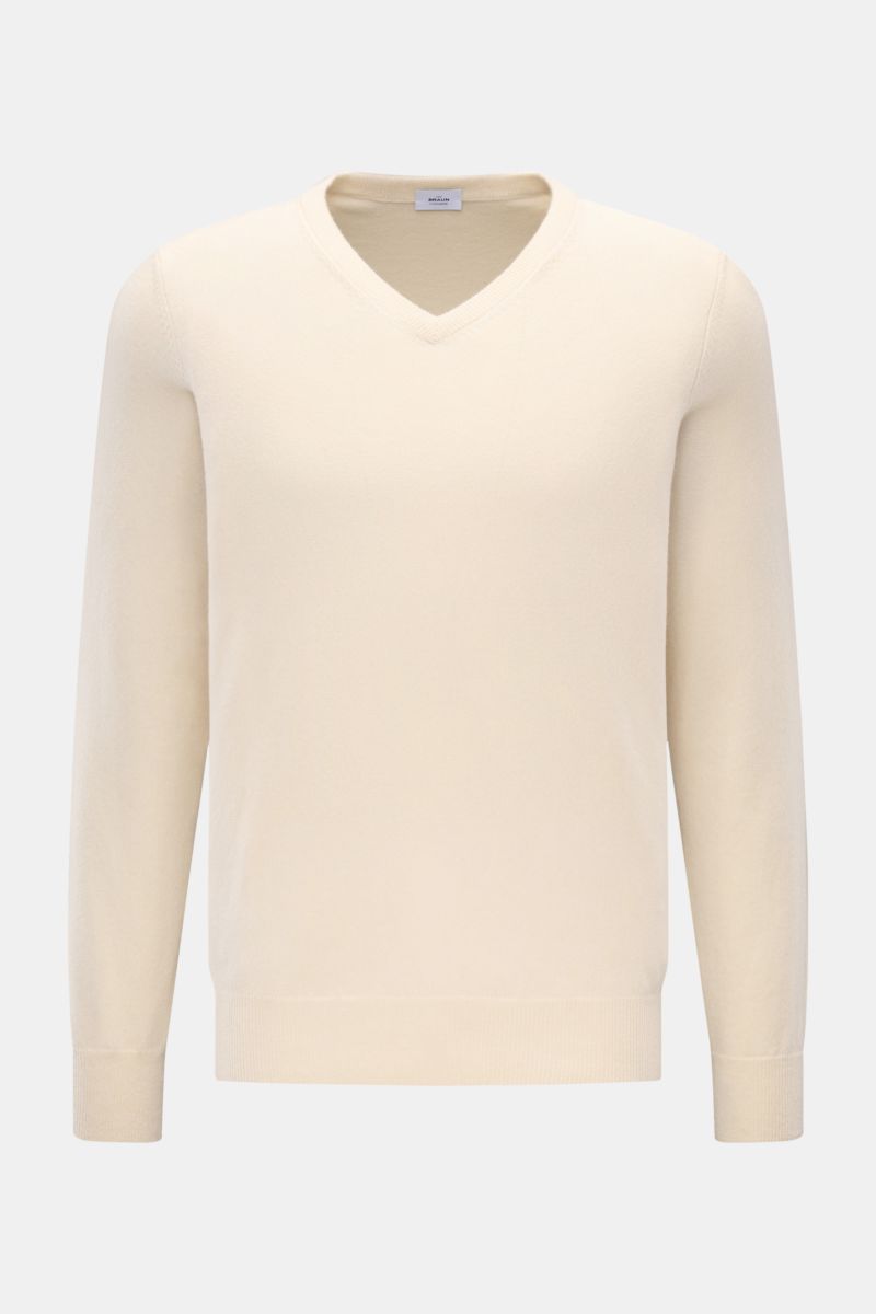 von Braun Cashmere V-neck jumper off-white