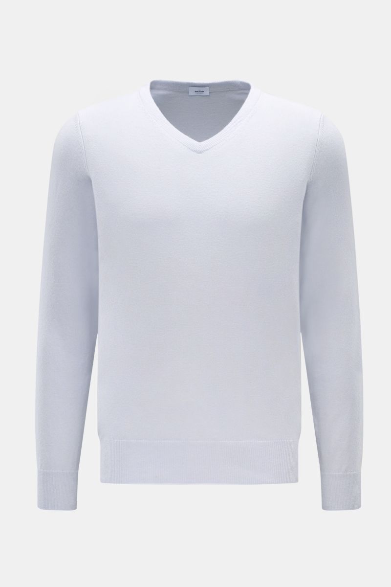von Braun Cashmere V-Neck Pullover hellblau