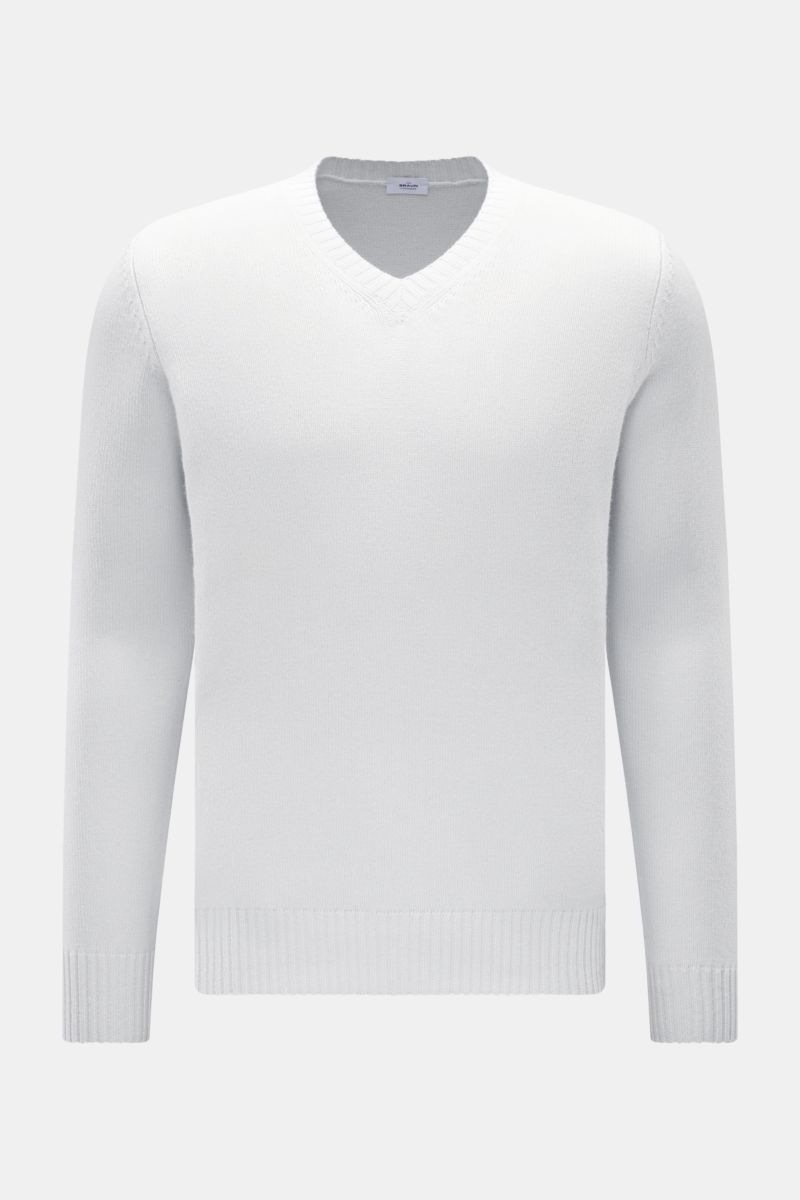 von Braun Cashmere V-Neck Pullover hellgrau