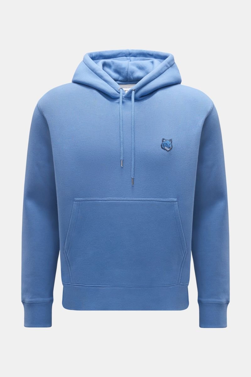 Hooded jumper light blue
