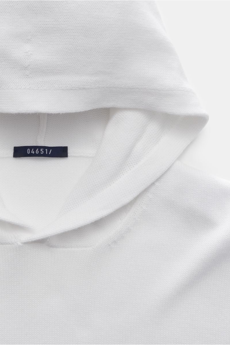 04651/ A trip in a bag Kapuzenpullover weiß
