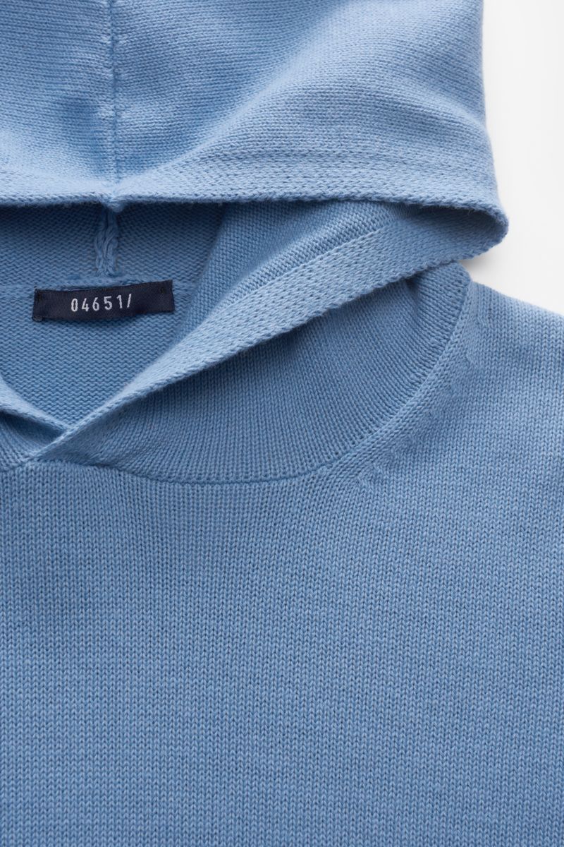 04651/ A trip in a bag Hooded jumper 'Foggy Hoodie' smoky blue